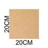 Chapa Mdf Cru 3mm Placa 20x20 Cm para Artesanato Adesivo 10 Unidades - 3