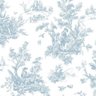 Papel de Parede Romântico Abby Rose 3 Floral Azul Ab27656 - 1