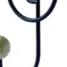 Kit 2 Ganchos Cabideiros Aço Preto Cifra Música 28cm Suportes de Parede Pendurar Roupa Bolsas - 6