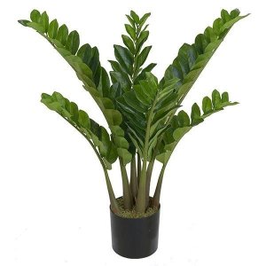 Planta Artificial Zamioculca Real Toque Verde 88cm