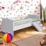 Cama de Solteiro Infantil Montessoriana com Escorregador e Escada Branco - 7