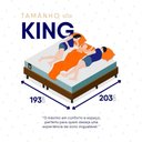 Ver mais imagens de Conjunto Box Baú Marrom Lagos Verde Molas Ensacadas King 193x203x73 - King House
