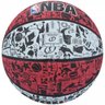 Bola de Basquete Spalding - NBA Graffiti - Branco, Vermelho e Preto - 3