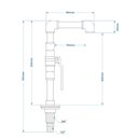 Ver imagem 6 de Torneira Design Industrial Clássica em PVC 1/2" - Madareli - Preto