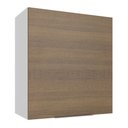 Ver imagem 1 de Armário Aéreo Madesa Stella 60 cm 1 Porta Branco/Rustic Cor:Branco/Rustic