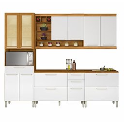 Cozinha Modulada com 5 Peças Burguesa Premium Mdf Nesher - 1 Cozinha Modulada com 5 Peças Burguesa Premium Mdf Nesher - 1