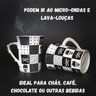 Kit De Canecas Para Café Ou Cappuccino Caveira - 02 Unidade - 2