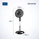 Ver imagem 6 de Ventilador de Coluna Mondial 40cm Preto Vsp-40c-nb – 220 Volts