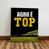 Kit 3 Quadro Decorativo Agro É Top Trator Brasil 28x20cm - 4