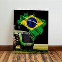 Ver imagem 6 de Kit 3 Quadro Decorativo Agro É Top Trator Brasil 28x20cm