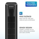 Ver imagem 4 de Ventilador de Torre Mondial 45w Preto Vtr-01-b 110v com Controle Remoto