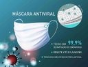 Ver imagem 2 de Mascara Tecido Antiviral 99,9% Tripla Lavavel 6 Unidades