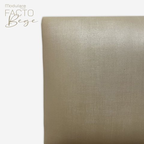 Cabeceira Pétala 120cm para Cama de Solteiro:facto Bege