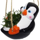 Ver imagem 3 de Pinguim Pendente Porta Vaso para Suculentas e Cacto