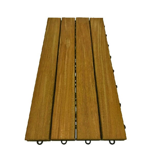 Deck Modulado 4 Ripas 30x60 Kit 9 Peças (1,5m²) - 1