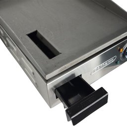 Chapa Lanches Elétrica Grill 30X40 1200W Cozinha Cotherm Profissional Industrial Inox PROFISSIONAL I - 6