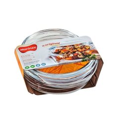 Tigela de Vidro Terrina Redonda com Tampa 1 Litro - Nadir - 2