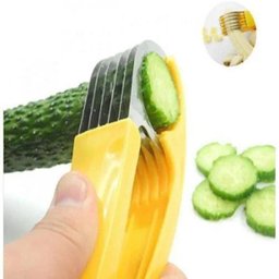 Kit 03 Fatiador Cortador de Bananas Legumes Frutas Aço Inox - 3