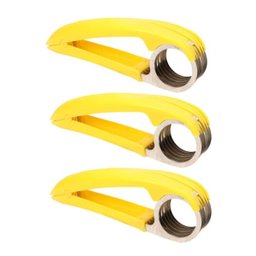 Kit 03 Fatiador Cortador de Bananas Legumes Frutas Aço Inox - 1