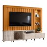 Estante Home Theater Le Mans com Aparador Estoril e Mesa de Centro Indianápolis Cinamomo Off White – - 2