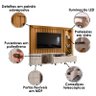 Estante Home Theater Le Mans com Aparador Estoril e Mesa de Centro Indianápolis Cinamomo Off White – - 3