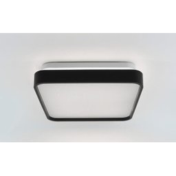 Luminária Plafon Black 12w 28x28 3000k Design Moderno Sobrep. - 2