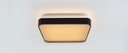 Ver imagem 1 de Luminária Plafon Black 12w 28x28 3000k Design Moderno Sobrep.