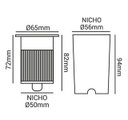 Ver imagem 2 de Embutido De Solo | Bivolt (100v - 240v) Fluxo Luminoso:300lm