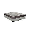 Ver imagem 1 de Cama Box King Colchão Aylla Espuma D33 NK Camas + Box Sintético 70x193x203 Cor:Branco