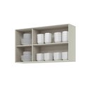 Ver imagem 2 de Armário Aéreo 03 Portas 120cm Fineze C654 Areia Hp - Henn