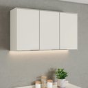 Ver imagem 4 de Armário Aéreo 03 Portas 120cm Fineze C654 Areia Hp - Henn