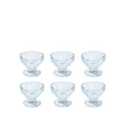 Conjunto de Taça de Sobremesa Paris 150ml 6un Natural Vemplast
