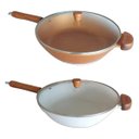 Ver imagem 1 de Jogo Frigideiras Wok Teflon Antiaderente Javali 28cm N02