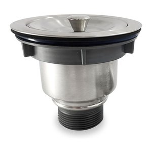 Valvula Pia Cozinha Inox Americana 4.1/2 Cesto Removivel