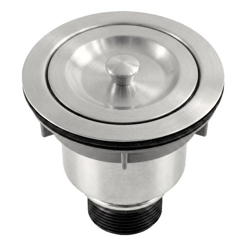 Valvula Pia Cozinha Inox Americana 4.1/2 Cesto Removivel