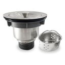 Ver imagem 2 de Valvula Pia Cozinha Inox Americana 4.1/2 Cesto Removivel