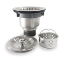 Ver imagem 3 de Valvula Pia Cozinha Inox Americana 4.1/2 Cesto Removivel