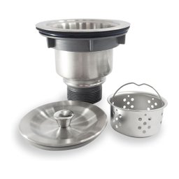 Valvula Pia Cozinha Inox Americana 4.1/2 Cesto Removivel - 3