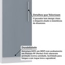 Ver imagem 4 de Guarda Roupa Sapateira Modulado 50cm 1 Porta Alpes Luciane Móveis