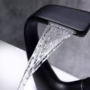 Ver imagem 2 de Torneira Banheiro de Mesa com Misturador Monocomando Bica Baixa Roma Preto Fosco