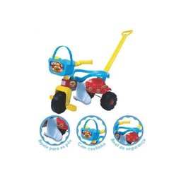 Triciclo Magic Toys Tico-tico Pic-nic com Aro – Azul - 2565 - 4