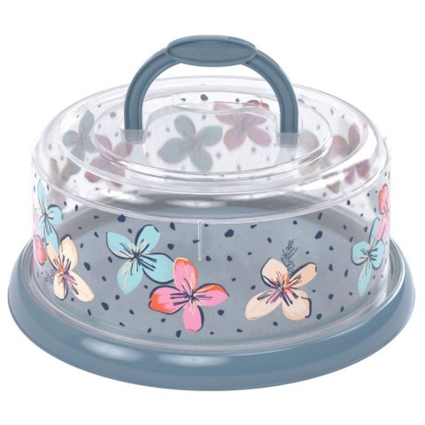 Boleira Decorada com Alça e Rosca Plasutil Ref.3050