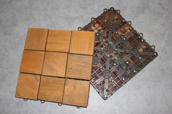 Deck Modular Quadriculado 30x30 Kit 180 Peças (15m²) - 2
