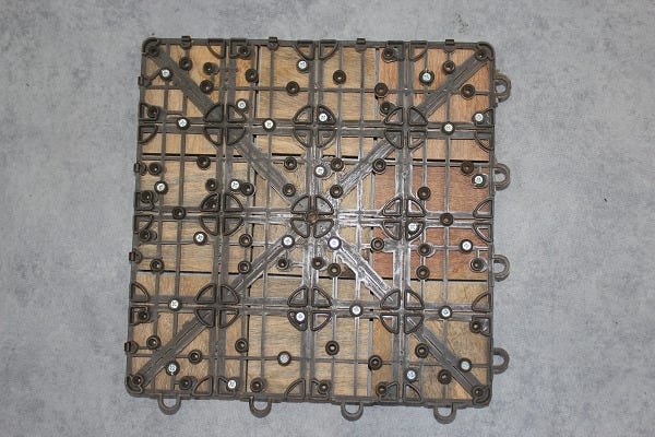 Deck Modular Quadriculado 30x30 Kit 180 Peças (15m²) - 5
