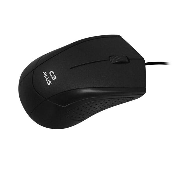 Mouse C3 Tech MS-27BK USB 3B 1000 DPI - PRETO - 2