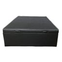 Ver imagem 3 de Cama Baú Casal 138x188 no Corino Preto