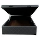 Ver imagem 1 de Cama Box Baú Casal 138 X 188 com 48cm de Altura - Reforçado / Bordado Cinza
