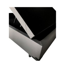 Cama Box Baú Casal 138 X 188 com 48cm de Altura - Reforçado / Corino Cinza - 3