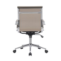 Kit 4 Cadeiras de Escritório Diretor Eames em Tela - Dourada - 9