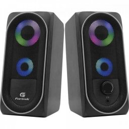 Caixa de Som Multimídia Gamer Black Hawk Rgb Fortrek G - 1